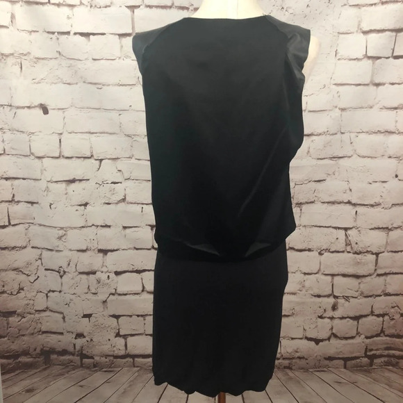 Maje Dieppe Layered Dress in‎ Black LBD - Picture 7 of 8